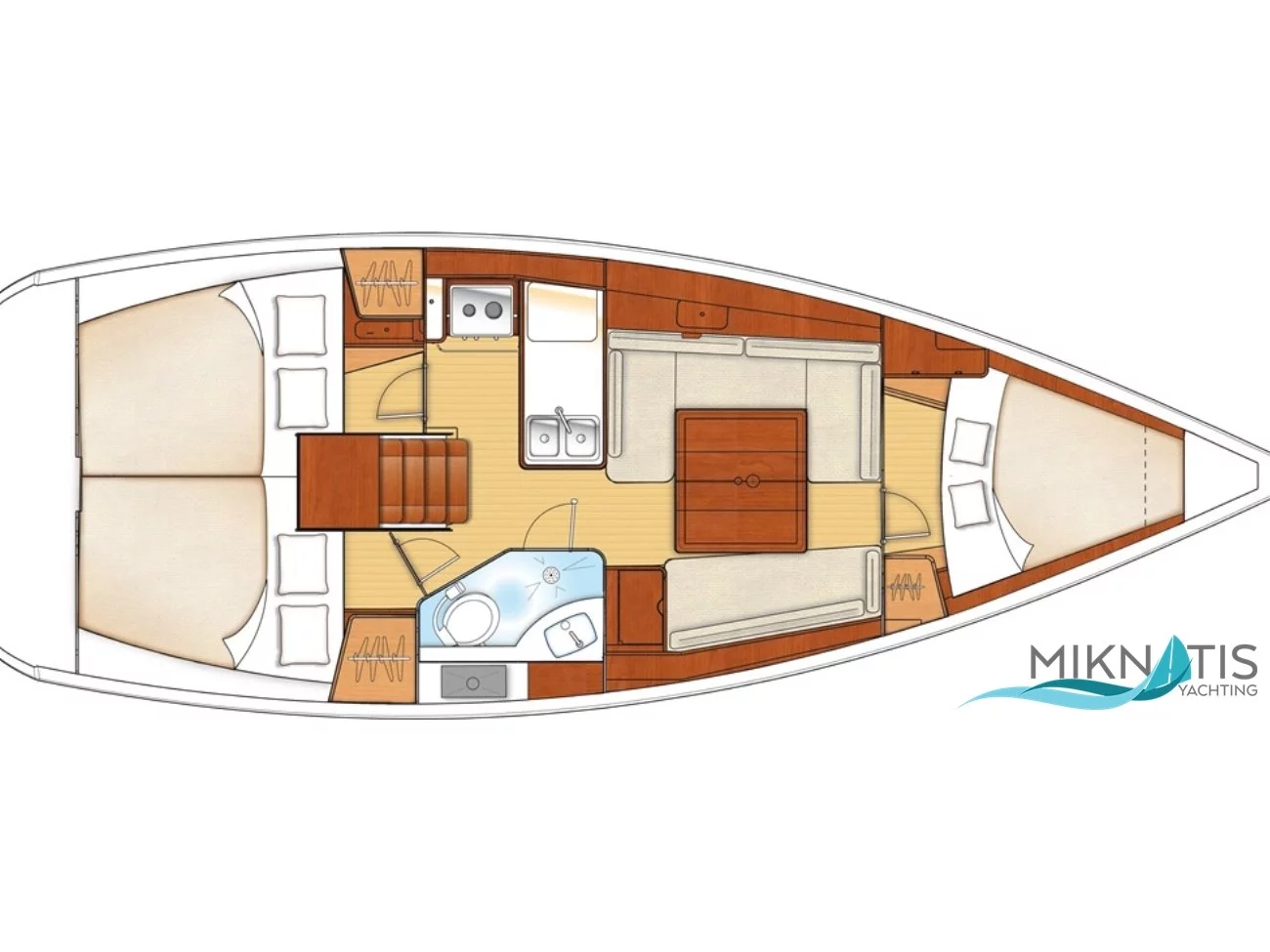 Oceanis 34 (Cakil) Plan image - 2