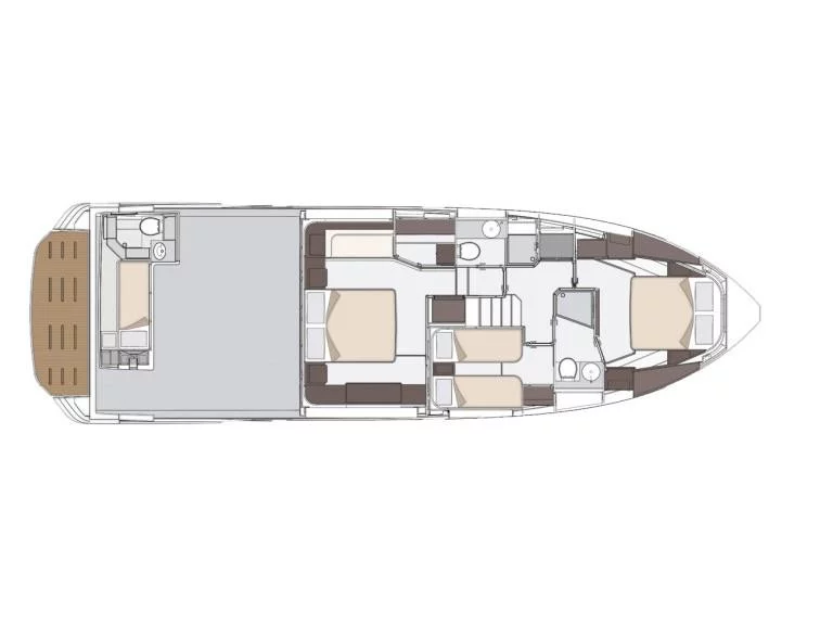 Azimut 53 Fly (White) Plan image - 8