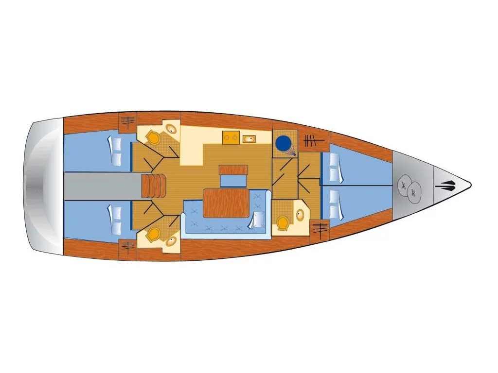 Bavaria Cruiser 46 (Blizzard) Plan image - 11