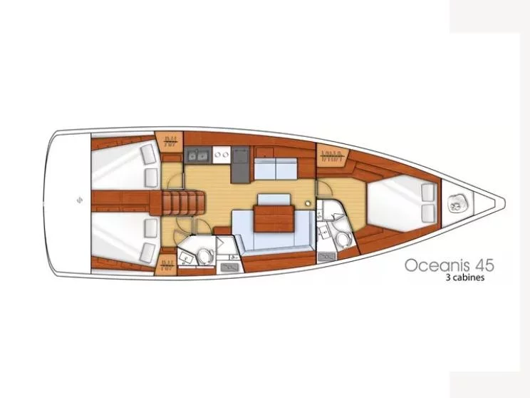 Oceanis 45 (Familia L) Plan image - 8