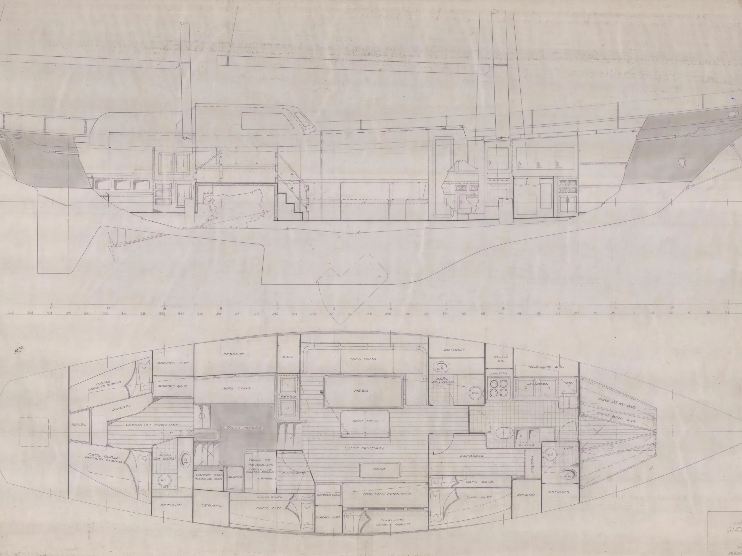 Frers 72 (La Peregrina) Plan image - 1