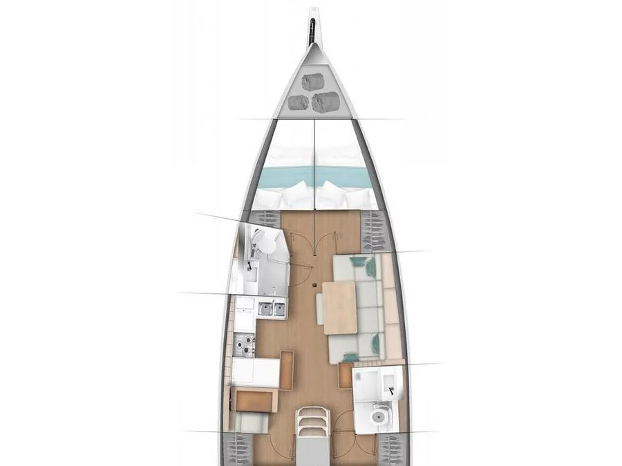 Sun Odyssey 440 (Irini) Plan image - 4