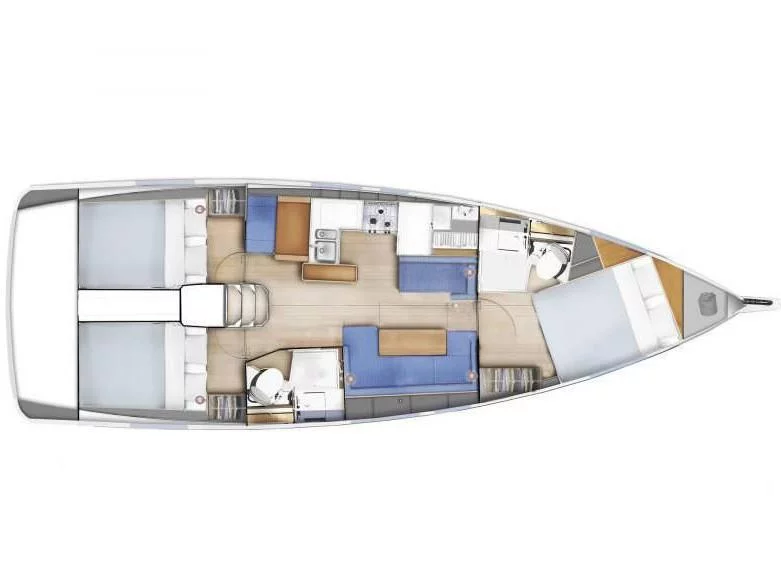 Sun Odyssey 410 (Paris) Plan image - 11