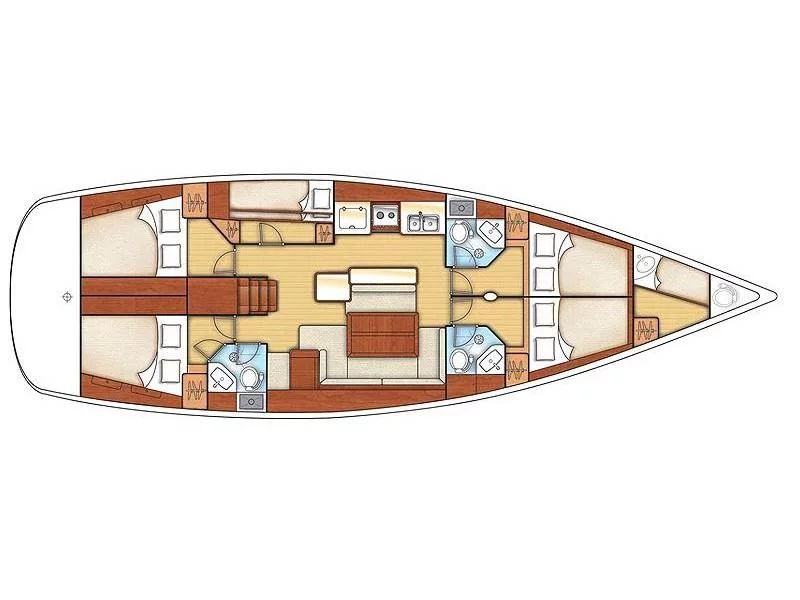 Oceanis 50 Family (GREAT WHITE) Plan image - 8