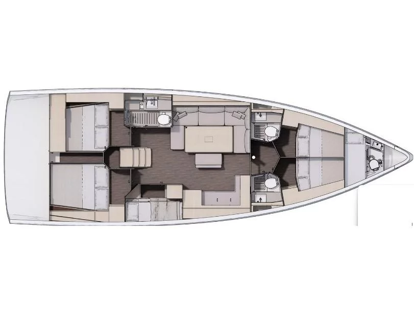 Dufour 470 (Teti) Plan image - 1