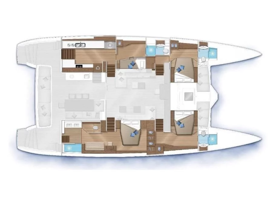 Lagoon 620 (La Joya) Plan image - 8