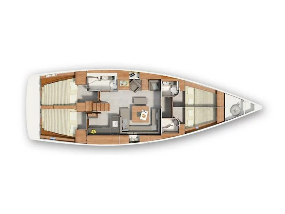 Hanse 455 (Diamond) Plan image - 7