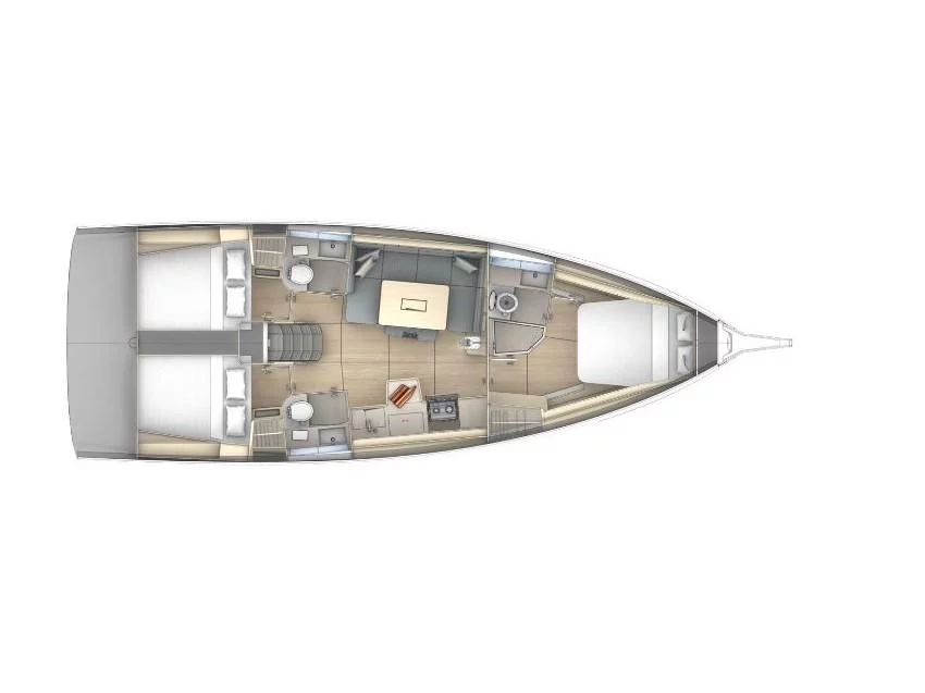Dufour 41 (First Song) Plan image - 4