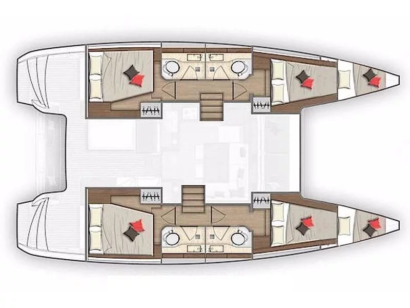 Lagoon 40 (OCEAN KING) Plan image - 2