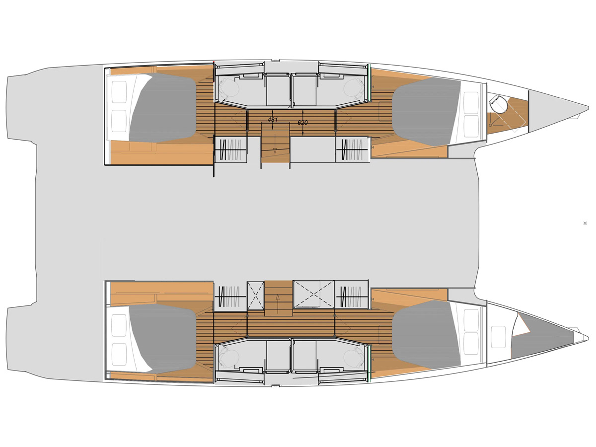 Photo #10 - Fountaine Pajot Elba 45 (Krug) en Salerno - 23423