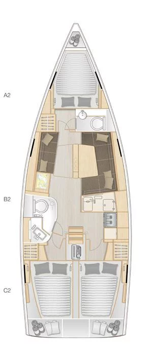 Hanse 388 (Medusa III)  - 16