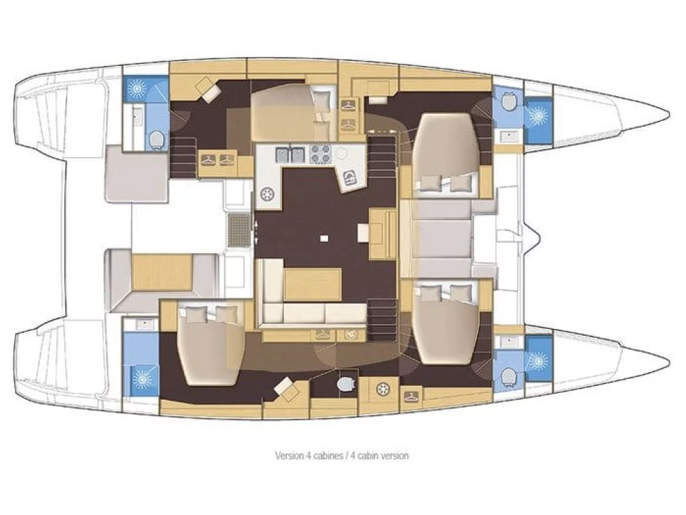 Lagoon 52F (Manta Ray) Plan image - 9