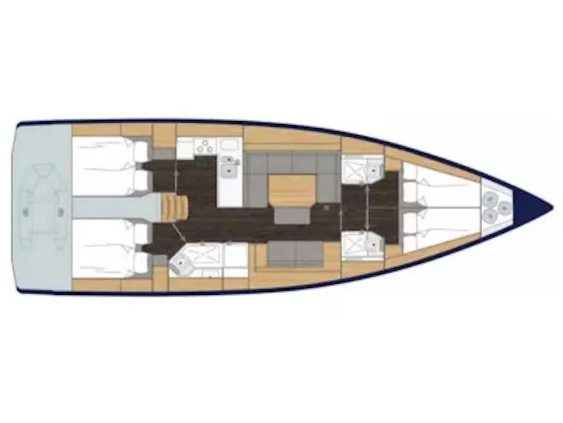 Bavaria C45 Style (Amaryllis) Plan image - 2