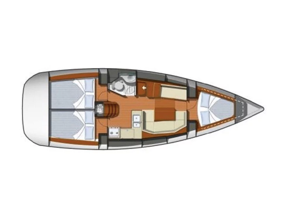 Sun Odyssey 36i (Che) Plan image - 4