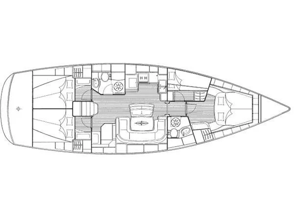 Bavaria 46 Cruiser (2BiSi) Plan image - 20