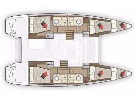 Lagoon 40 (Ioli II) Plan image - 1