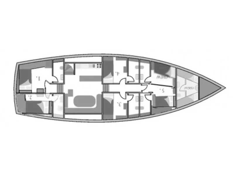Gulet Anđeo (Anđeo) Plan image - 16