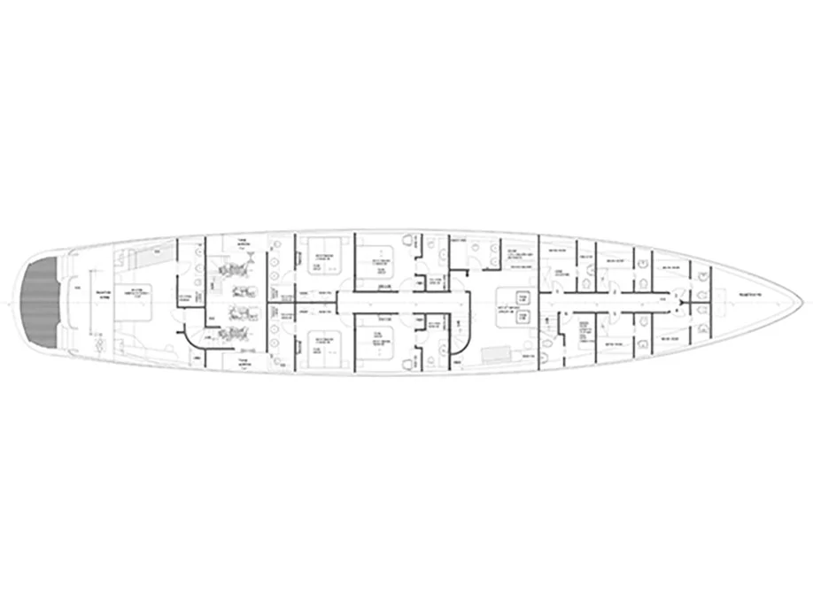 Luxury Sailing Yacht - Dalmatino (Dalmatino) Plan image - 32