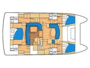 Lagoon Power 43 (MIGALOO) Plan image - 4