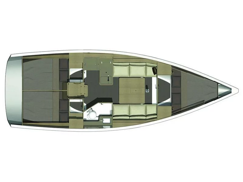 Dufour 350 GL (Pape) Plan image - 17
