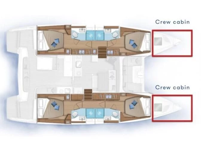 Lagoon 46 (Si Mi Amor) Plan image - 21