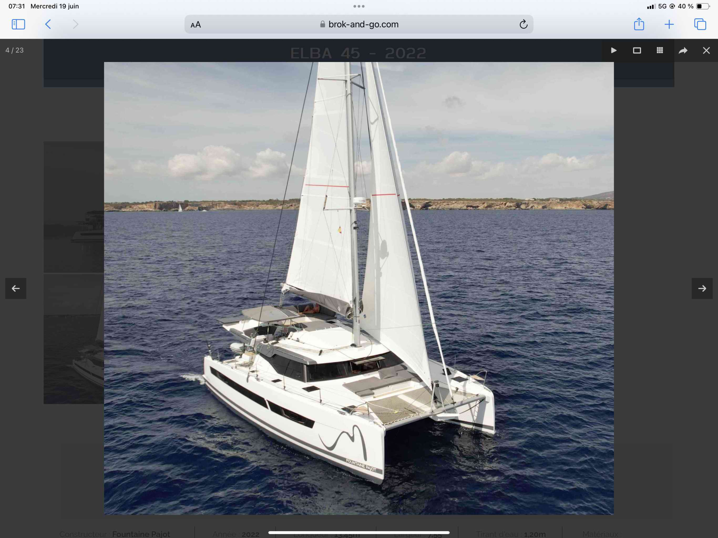 Photo #1 - Elba 45 (Marlea II) in Saint Tropez - 22514