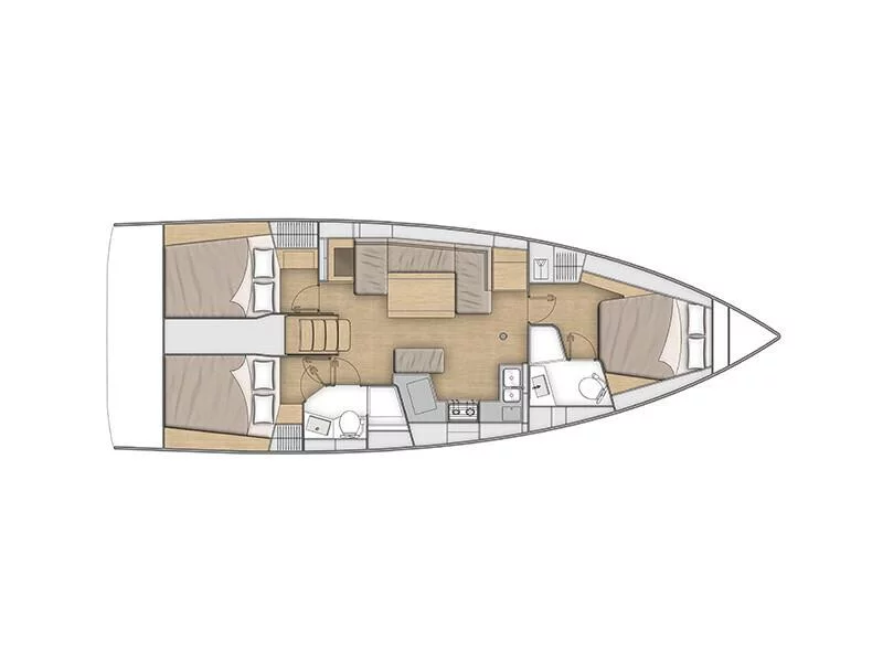 Oceanis 40.1 (Elma Brand New 2022) Plan image - 16