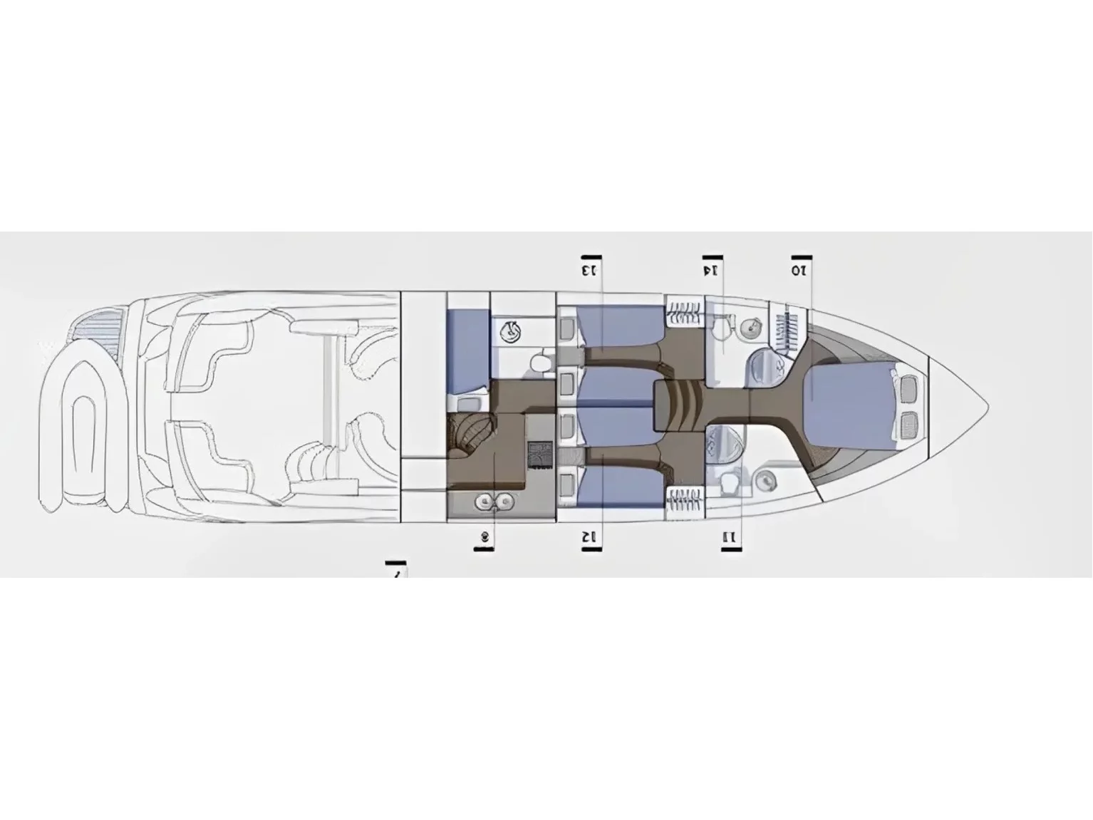 Sunseeker Manhattan 56 (Jimena) Plan image - 5