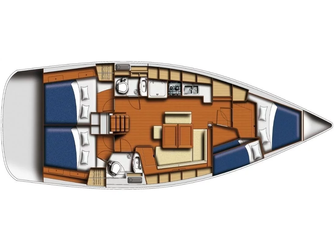 Oceanis 43 (4 cab.) (MG-OC43-11-ANF) Plan image - 4