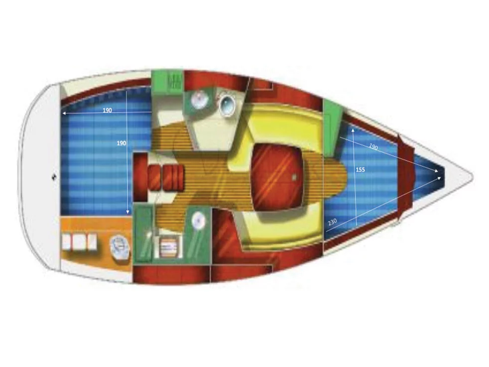 Sun Odyssey 32 (2 cab.) (MG-SO32-03-BJ) Plan image - 7