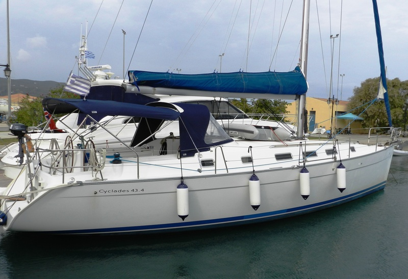 Photo #8 - Cyclades 43.4 (4 cab.) (MG-CYCL43.4-07-BZ) in Lefkada - 9558