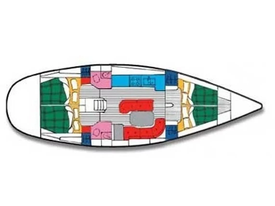 Oceanis 461 (4 cab.) (MG-OC461-97-MS) Plan image - 6
