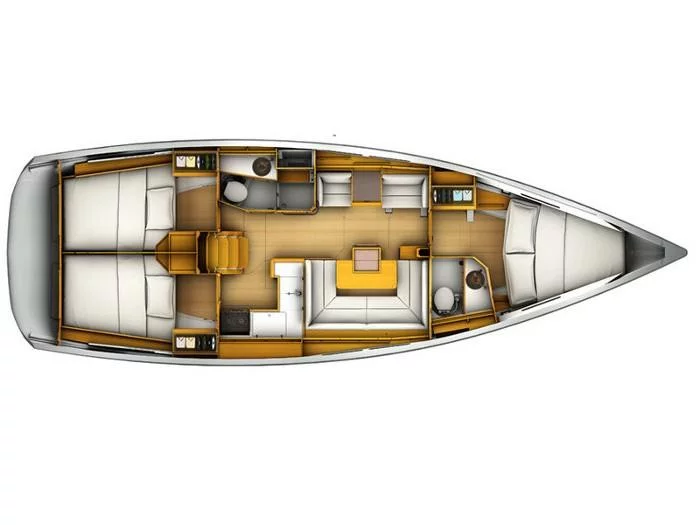 Sun Odyssey 409 (3 cab.) (MG-SO409-12-BK) Plan image - 5