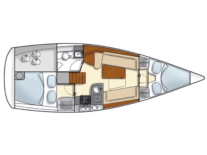 Hanse 325 (2 cab.) (MG-H325-12-GS) Plan image - 10