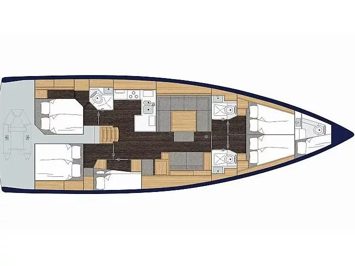 Bavaria C50 (5 + 1 cab.) (MG-C50-20-SA) Plan image - 5