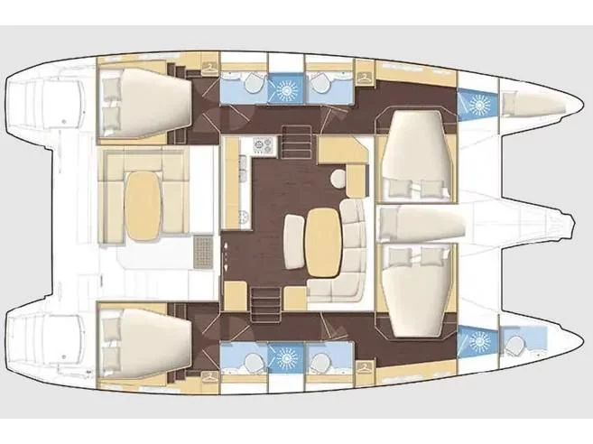 Lagoon 420 (5 cab.) (MG-LAG40-08-AA) Plan image - 14