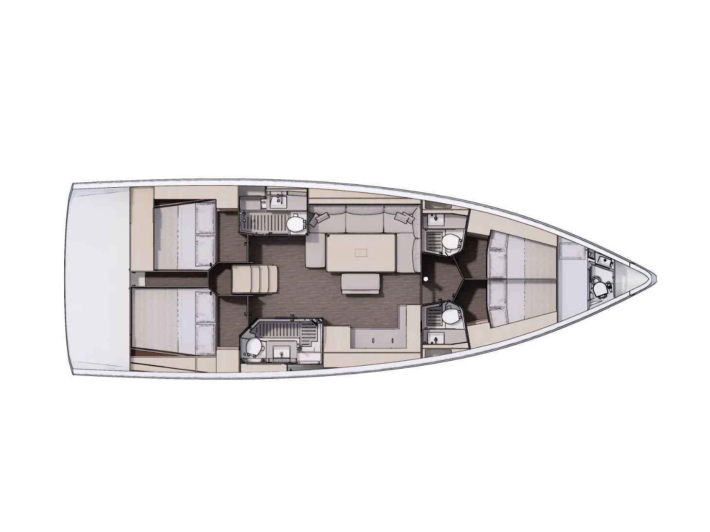 Dufour 470 (5 cab.) (MG-DUF470-22-RM) Plan image - 8