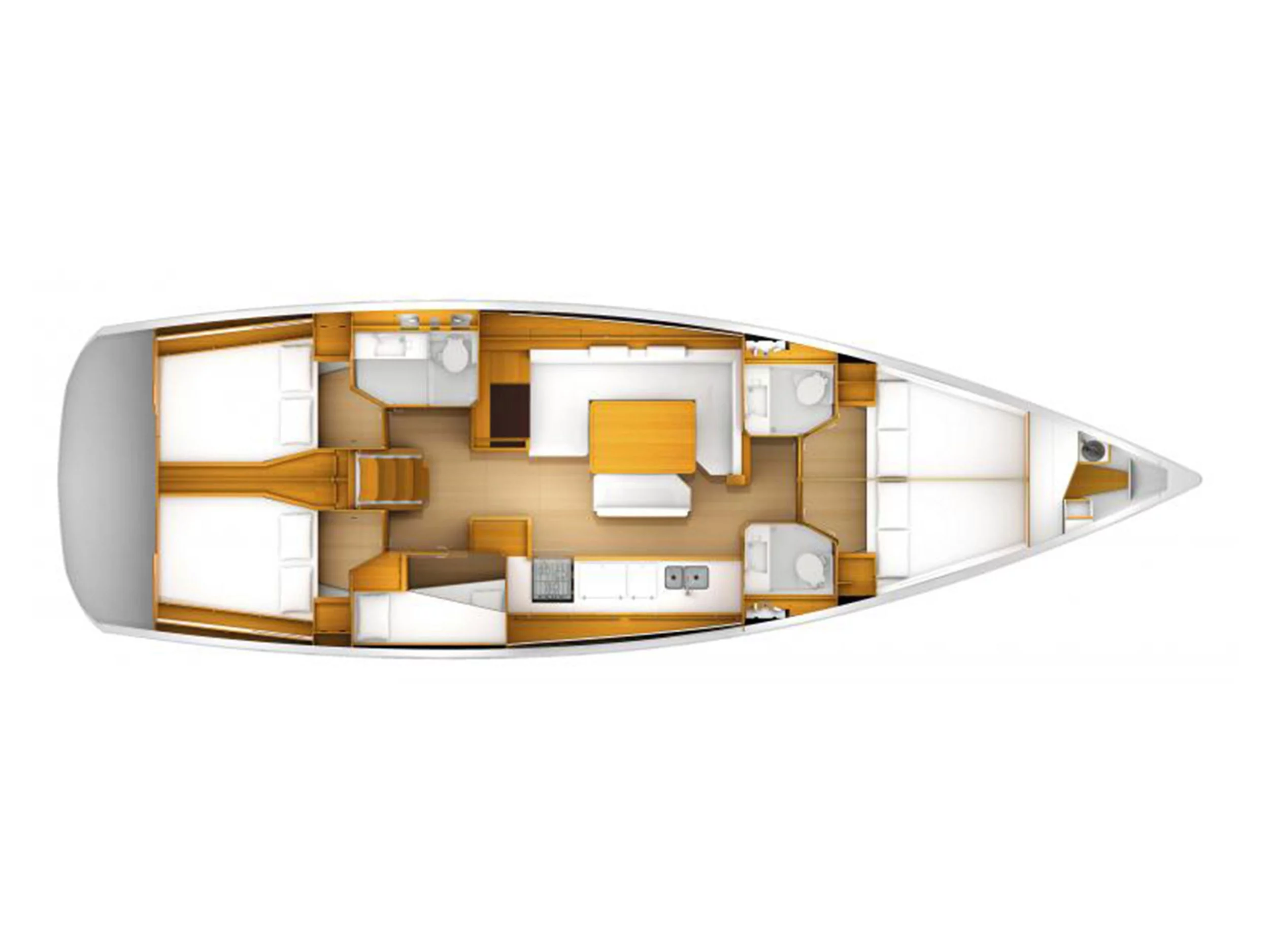 Sun Odyssey 509 (5 cab.) (MG-SO509-15-MP) Plan image - 4