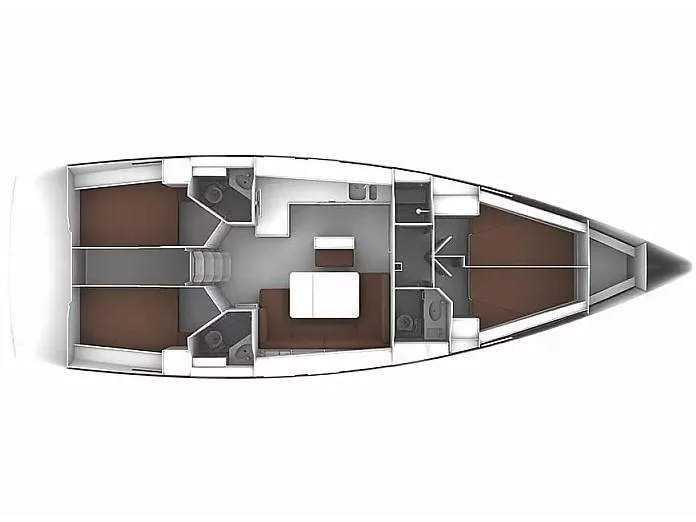 Bavaria Cruiser 46 (4 cab.) (MG-CR46-15-GR) Plan image - 12