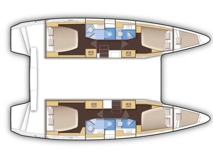 Lagoon 42 (6 cab.) (MG-LAG42-20-MA) Plan image - 5