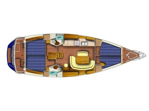 Sun Odyssey 45 (4 cab.) (MG-SO45-05-FS) Plan image - 2