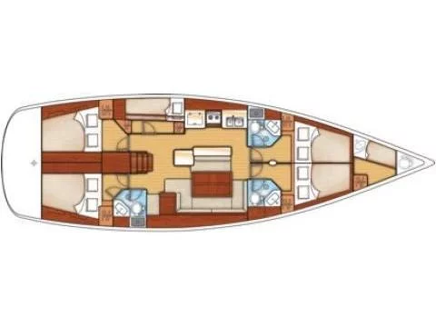 Oceanis 50 Family (5 cab.) (MG-OC50F- 10-VS) Plan image - 7
