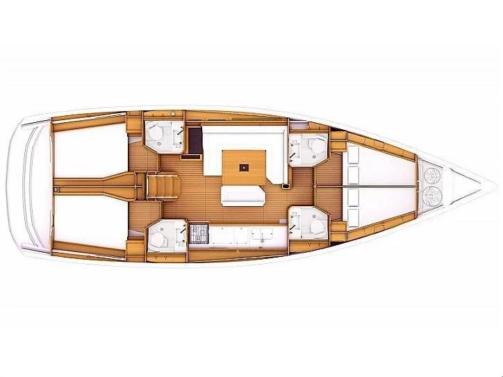 Sun Odyssey 479 (4 cab.) (MG-SO479-16-VJ) Plan image - 10