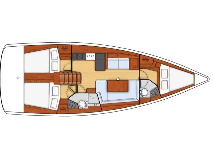 Oceanis 41.1 (3 cab.) (MG-OC41.1-20-PI) Plan image - 6