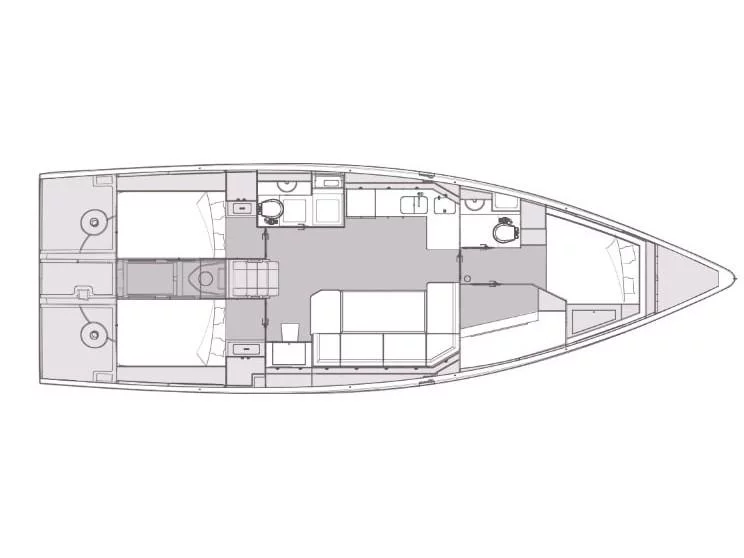 Elan Impression 43 (4 cab.) (MG-EL43-24-VU) Plan image - 4