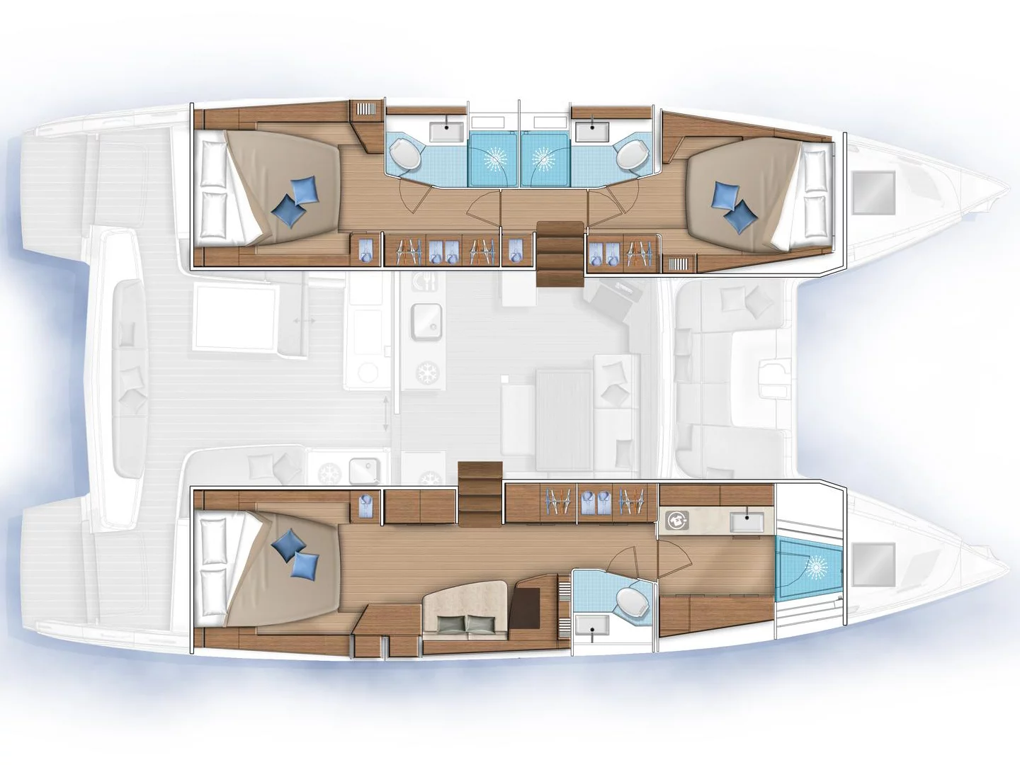 Lagoon 46 (Anna Vittoria) Plan image - 14