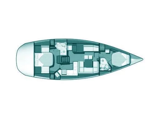 Sun Odyssey 45DS (Aurora) Plan image - 4