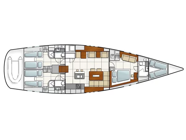 Hanse 630e (Sailing Freedom) Plan image - 25