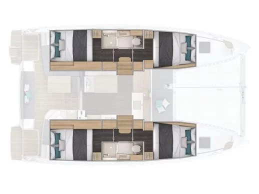 Lagoon 38 (WHISPERS) Plan image - 1