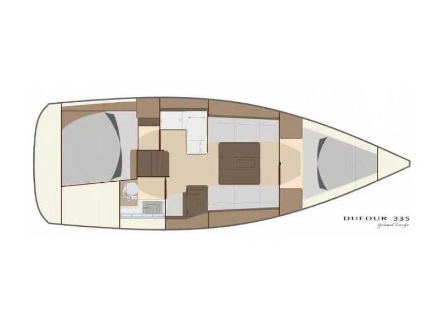 Dufour 335 GL (Lara) Plan image - 22